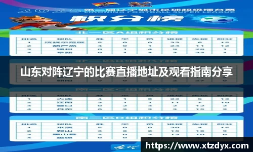 山东对阵辽宁的比赛直播地址及观看指南分享